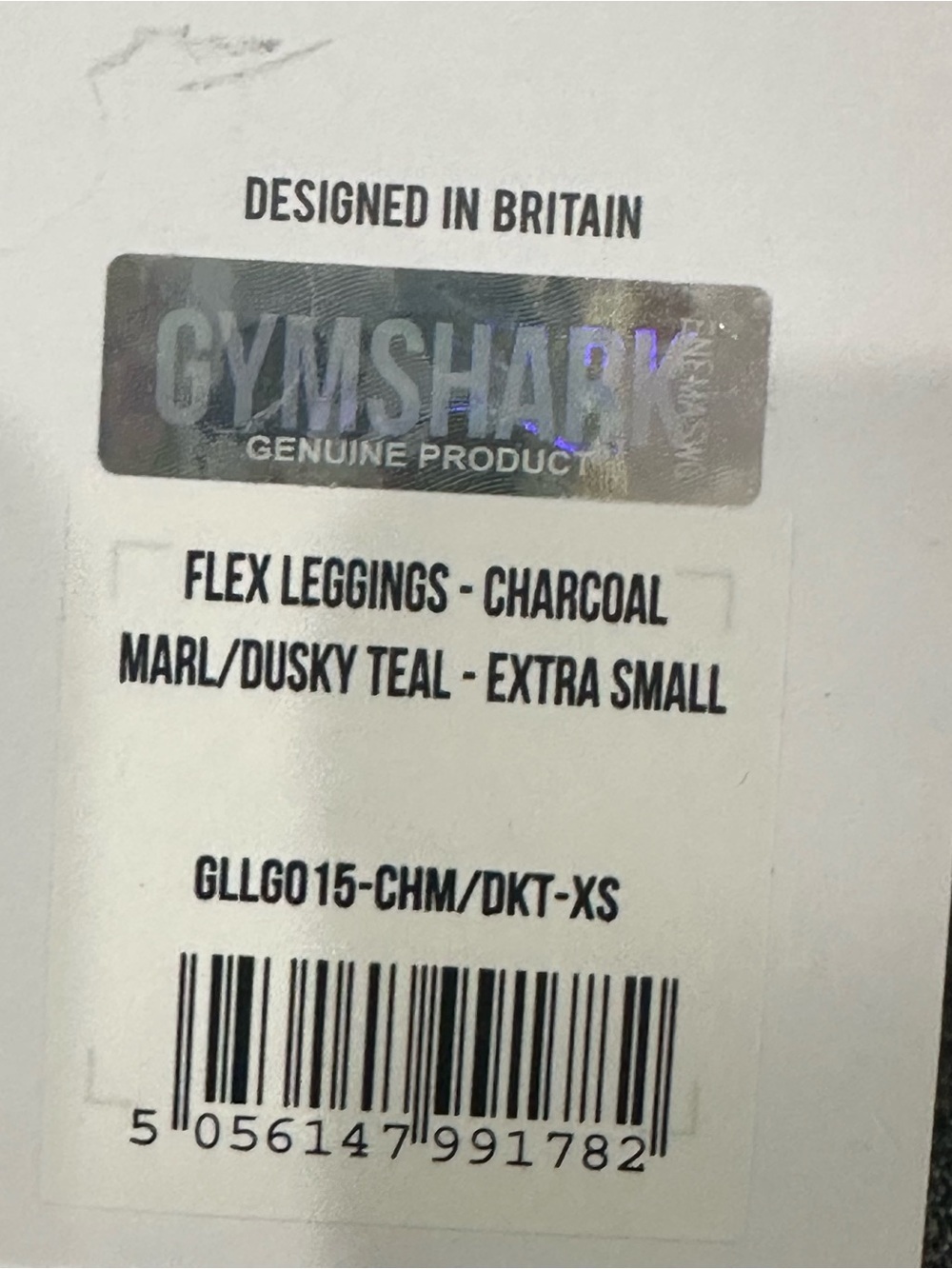 Gymshark Gray Teal Leggings - Picture 5 of 5